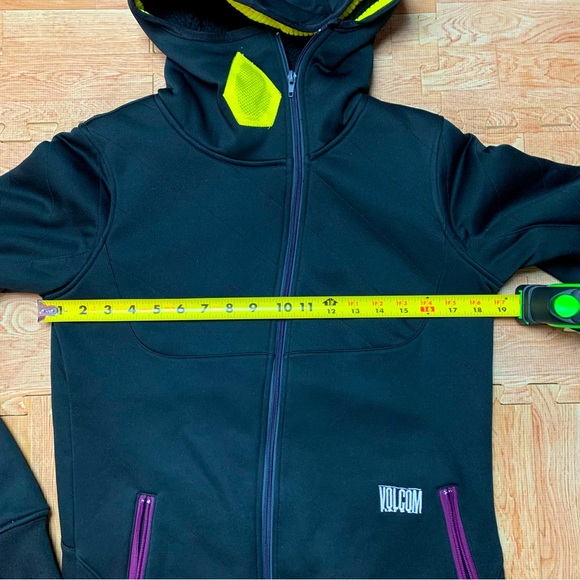 Vintage Volcom Snowboard Jacket Women’s Small TDS Thermal Defense Hood Full Zip - Picture 11 of 16